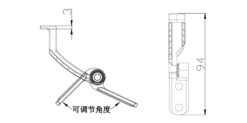 V brake can Adjust the light stand